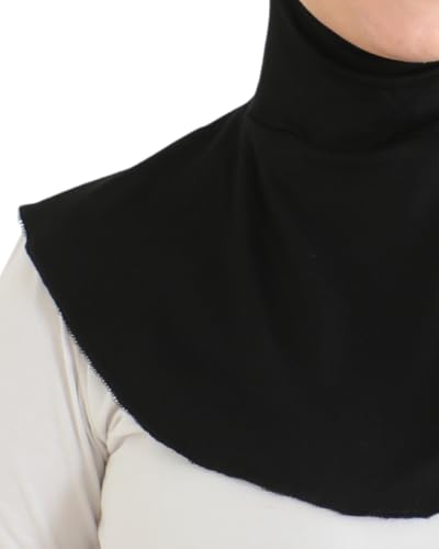 Prien Sport Hijab For Women, Muslim Head Scarf, Flexible Turban Girls, Chic Islamic Wear For Gym, Neck Collar Bonnet Viscose - color: Black