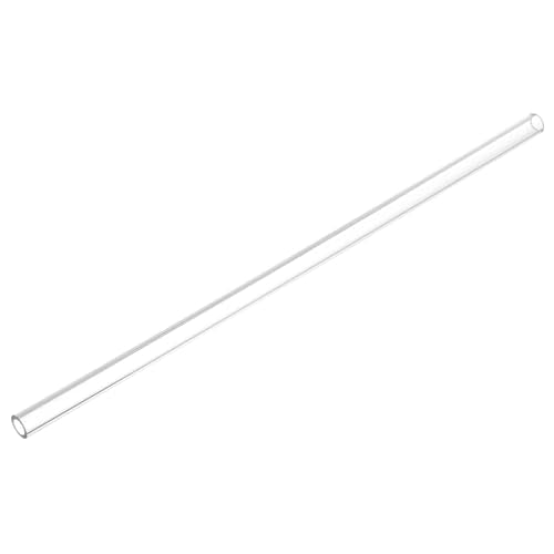 uxcell Clear Rigid Tubing 7mm(0.28") ID x 11mm(0.43") OD x 1Ft Length Round Plastic Polycarbonate Tube - size: 7mmx11mm