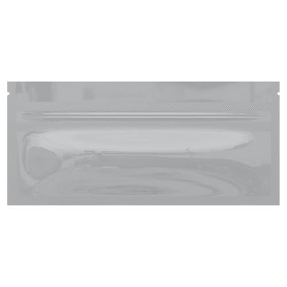 Mylar Style Barrier Bags – Zipper w/Heat Seal – 100 Bags (Gloss White/Gloss White, PR - 6?x2.7?) - color: Gloss White / Gloss White, size: 6x2.7 Inch (Pack of 100)