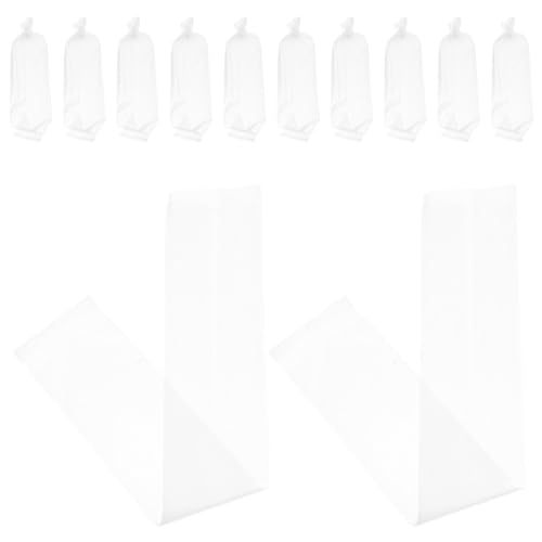 SOLUSTRE 50pcs Live Fish Shipping Bags Thickened Plastic Fish Transport Bags for Betta Guppy Aquarium Use 6x34cm Handheld Leak-proof Packaging Pouches