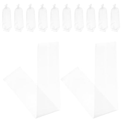 SOLUSTRE 50pcs Live Fish Shipping Bags Thickened Plastic Fish Transport Bags for Betta Guppy Aquarium Use 6x34cm Handheld Leak-proof Packaging Pouches
