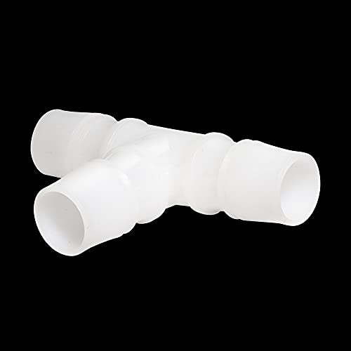 Feelers 1" Plastic Hose Barb Tee Fitting 10 Pack, Equal Barbed T-Shaped 3-Way Connector, Tube Splicer Union Adapter for Air Line, Fuel Line, Water Hose - size: 1 Inch, style: 10pcs-T Shaped