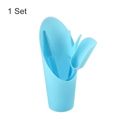 MECCANIXITY Garden Shovel Hand Tools Transplanting Succulent Cultivation Digging Scoops Kits, Blue - color: Blue