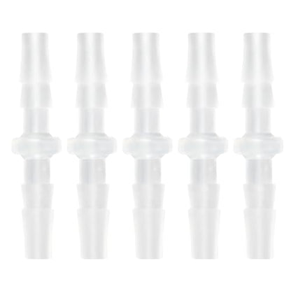 5-Pack 1/8" Barbed Fitting, Universal | Plastic Barbed fitting; for air, water, fuel lines; fits aquarium, water pump, irrigation systems - size: 1/8