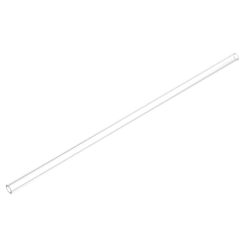 uxcell Clear Rigid Tubing 6mm(1/4") ID x 10mm(0.39") OD x 1Ft Length Round Plastic Polycarbonate Tube - size: 6mmx10mm