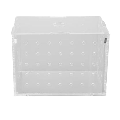 Fish Breeder Box, Aquarium Fish Breeding Box, High Transparency Acrylic Hatchery Incubator Tank with Suction Cups, Isolation Breeding Box for Baby Fishes Shrimp Clownfish, Safe Lid (11 * 7 * 8CM)