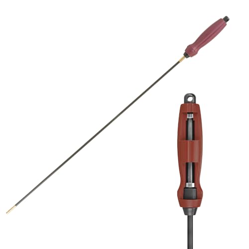 Tipton Deluxe Cleaning Rods .27-.45 Cal, 44" with Multiple Caliber Sizes and Lengths, Carbon Fiber Shaft and Hanging Hole for Cleaning, Maintenance and Gunsmithing - size: 44 Inch - 27-45Caliber
