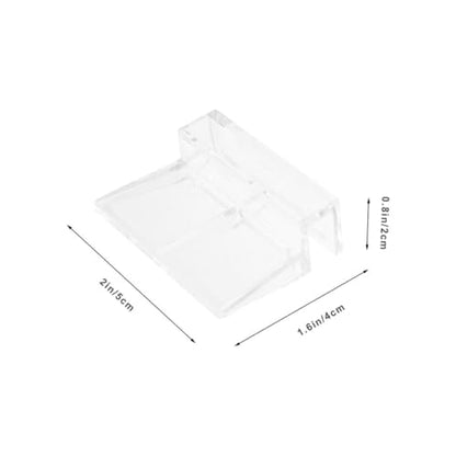 BESPORTBLE 12pcs Acrylic Aquarium Cover Clip Fish Tank Glass Lid Support Holder for Rimless Aquariums Easy Installation Design for Thickness