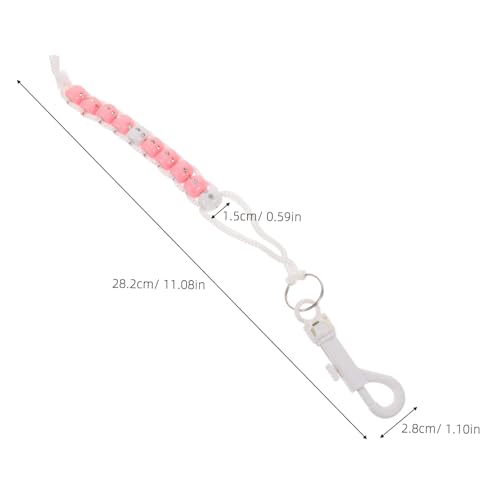 Golf Shot Counter Bracelet for Women, Rhinestone Beaded Manual Score Keeper, Portable Pink Golf Stroke Counter for Course Competition and Training