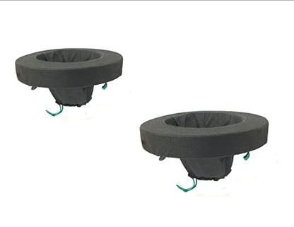 PondH2o 10" Round Floating Aquatic Water Garden Pond Planter Baskets, 2 Pack, Floatable Aquatic Water Garden Pond Plant Flower Islands for Ponds and Water Features | Value Multi-Pack