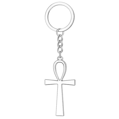 Cross Keychain-Bag Charms Religious Christian Birthday Baptism Graduation Gifts for Men Boys Teens