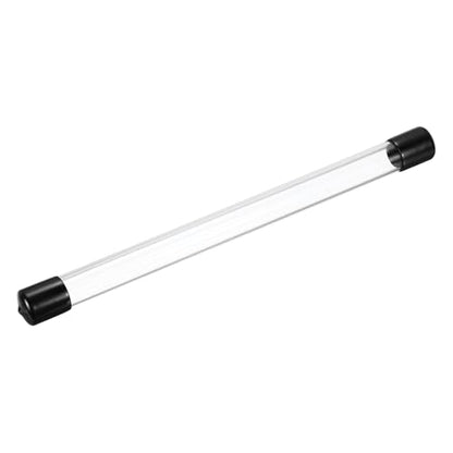 MECCANIXITY Clear Storage Tube 18x22mm Small Plastic Round Tubing with Caps Rigid Bottle Container 300mm/12 Inch for Item Stored - size: 18x22x300mm
