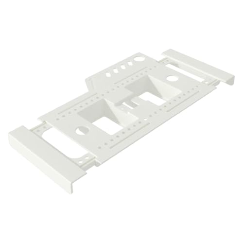 Fish Tank Shelf Storage Rack Tool Holder Accessory Organizer Easy to Install for Aquarium Fans Bedroom Office Environment, White