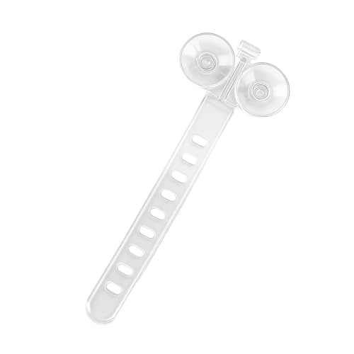 10pcs Multiuse Aquarium Suction Cup Fasteners Cable Tie for Efficient Fixing of Instrument and Neat Organization Fishtank Suction Cup Tie - color: White