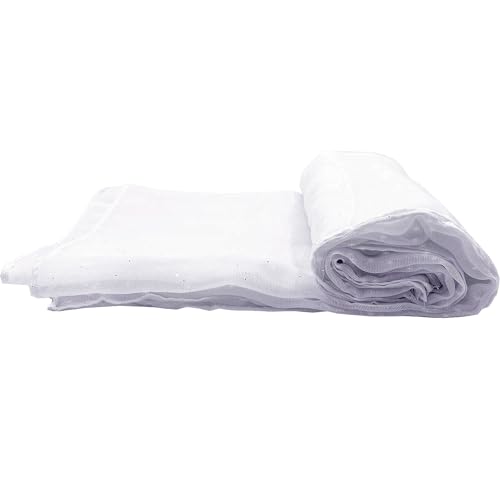 woogwin Women's Scarf Lady Light Soft Fashion Solid Shawl Wraps - color: Glitter White