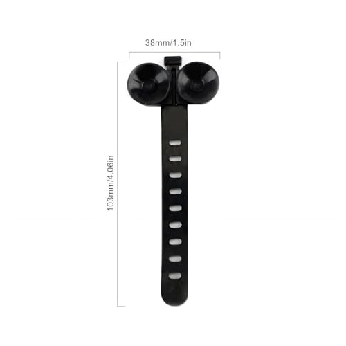 10pcs Multiuse Aquarium Suction Cup Fasteners Cable Tie for Efficient Fixing of Instrument and Neat Organization Fishtank Suction Cup Tie - color: White
