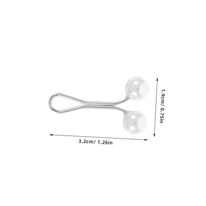 12pcs Elegant U-shaped Hijab Pins for Women Ethnic Style Scarf Clips with Fine Round Needles Versatile Brooches for Headwraps Lapel Shawls Party and Daily Wear Accessories