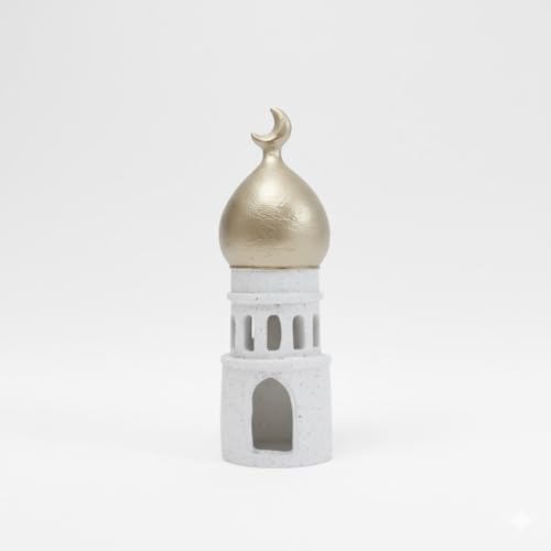 Ramadan Home Decor Islamic Gift 2026 Mosque Tower Arabic - Small (Original Product) - style: Cultural-Small