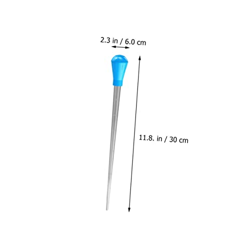 Veemoon 2pcs Multifunctional Plastic Pipette Droppers Scale for Accurate Measurement for Fish Tank Water Changes and Kitchen Use and Safe Liquid Transfer Tools