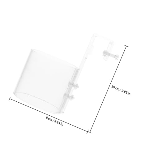 HEMOTON Fish Food Feeder Acrylic Feeding Ring Floating Tray for Aquarium Betta Fish Tank Shrimp Turtle Feeder Suitable for Beginner