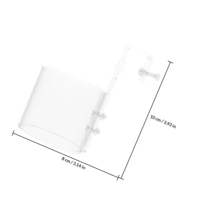 HEMOTON Fish Food Feeder Acrylic Feeding Ring Floating Tray for Aquarium Betta Fish Tank Shrimp Turtle Feeder Suitable for Beginner