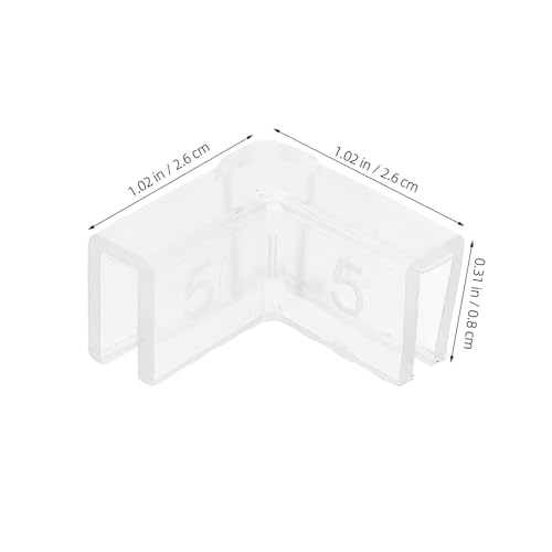 Artibetter 10pcs Silicone Corner Protectors for Fish Tank Aquarium Edge Guards 90-Degree L-Shaped 5mm Thick Indoor Furniture Corner Guards for Babyproofing and Collision Protection