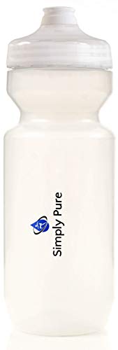 Simply Pure Purist 22 Oz BPA-Free, Sport & Bike Squeeze Water Bottle by Specialized Bikes (Fixy Cap)