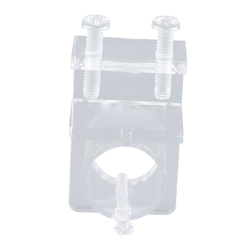 Aquarium Hose Fixing Clip, Clear Thickened Acrylic Fish Tank Water Pipe Bracket, 25mm Size - Durable Transparent Material, Easy Installation, Fish Tank Hose Organizer