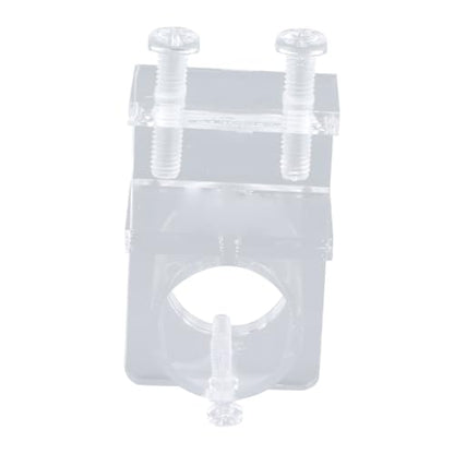 Aquarium Hose Fixing Clip, Clear Thickened Acrylic Fish Tank Water Pipe Bracket, 25mm Size - Durable Transparent Material, Easy Installation, Fish Tank Hose Organizer