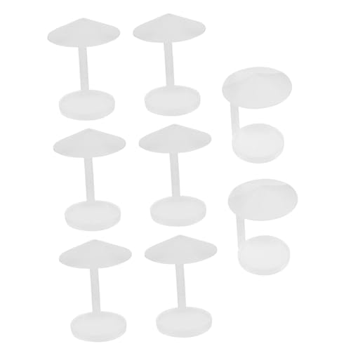 Outanaya 8pcs Plastic Humidifier Splash Guards Replacement for Rockery Fish Tank Water Barrier