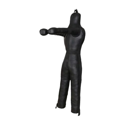 MMA Grappling Dummy Unfilled Training Bag for Judo and Karate, 180cm Black