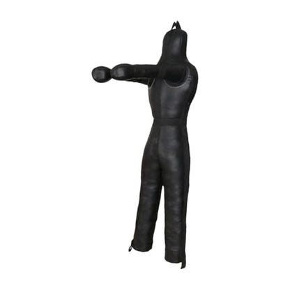 MMA Grappling Dummy Unfilled Training Bag for Judo and Karate, 180cm Black
