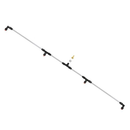 4 Nozzles Metal Sprayer Boom Wand with 3/8 Inch Brass Barb, Spray Wand, Switchable 2 Nozzle Pattern, Up To 55.1 Inches Long, Suitable For Watering Large Areas In Gardens, Farms