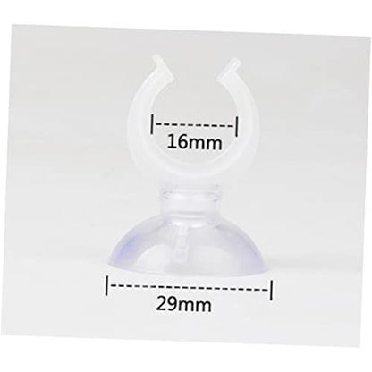 FOMIYES 3sets Cups Heavy Duty for Aquarium Fish Tank Holder Clamp Easy Install Clip 8pcs*3