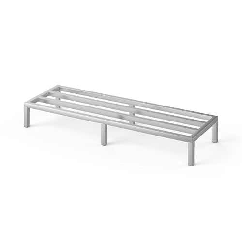 60" Long x 20" Wide | Height: 8" Off The Floor Aluminum Dunnage Rack | Storage in Restaurant, Kitchens and Garages and More! - size: 60" Long x 20" Wide | Height: 8" Off The Floor