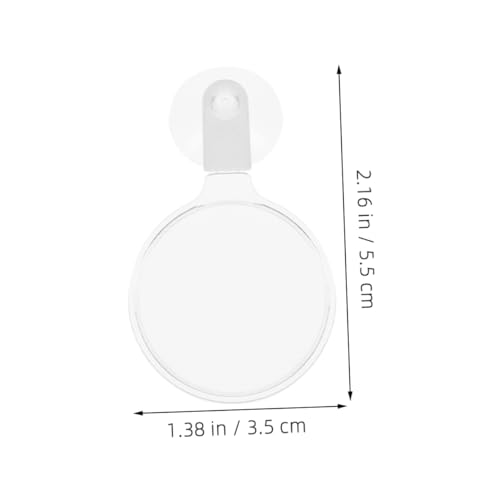 Fish Magnifying Lens Fish Tank Magnifying Glass Acrylic Underwater Viewer with Suction Cup
