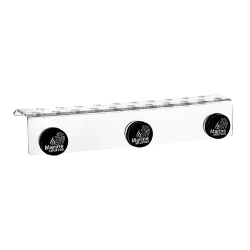 Marine Sources Fish Tank Aquarium Supplies Acrylic Magnetic Coral Frag Rack - for 15mm Glass Thickness (CRB-M-32B) - size: CRB-M-32B