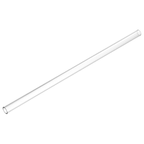 uxcell Clear Rigid Tubing 9mm(0.35") ID x 13mm(1/2") OD x 1Ft Length Round Plastic Polycarbonate Tube - size: 9mmx13mm