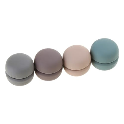 4 Pieces Hijab Magnet Pins for Women Clothing for Scarf Multi-Use Round Clip for Women Scarves No Hole Pins Brooch