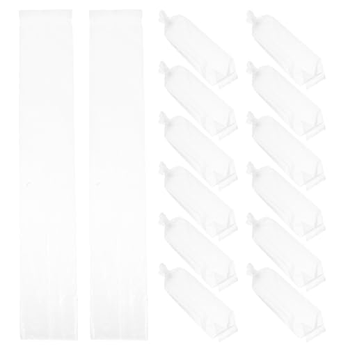 INOOMP 50pcs Live Fish Shipping Bags 6x34cm Thick Plastic Aquarium Transport Bags Leakproof for Outdoor Fish Tank and Koi Transport