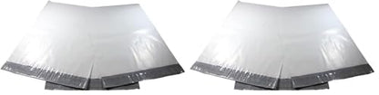 10 EcoSwift 14.5 x 19 White Large Poly Mailers Size #7 Self Sealing Envelopes Plastic Shipping Mailing Bags 14.5x19 2.35 mil (Pack of 2) - size: 14.5x19 (Pack of 2)