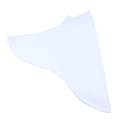 Women's Instant Hijab Muslim Headscarf Prayer Scarf Soft Breathable Stretchy Wrap - color: White