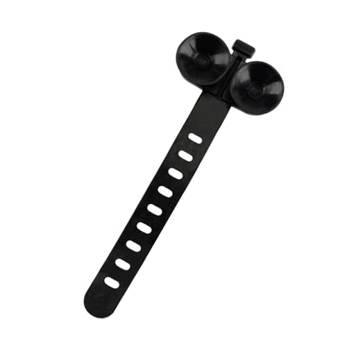 Multipurpose Fishtank Suction Cup Cable Tie for Secure Holding Device Heaters Pumps and Wire Arranging 10PCS Aquarium Suction Cup Cable Tie - color: Black