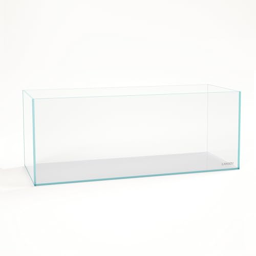 150cm 88.5 Gal Rimless Low Iron Aquarium Large Fish Tank, Bookshelf Aquarium, W59.06×D19.68×H19.68 in (150×50×50cm) 15mm Thickness with Black Nano Foam Leveling mat Included - size: 88.5Gal W59.1×D19.7×H19.7 in (150×50×50 cm)