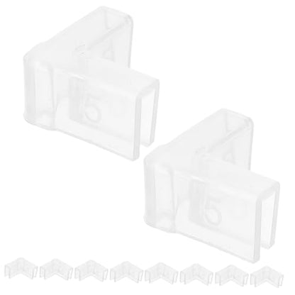 GALPADA 10pcs Transparent Corner Guards for Fish Tanks Soft Aquarium Edge Protectors and Boys and Girls Corner Safety Easy Installation Shaped Design