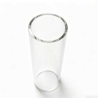 FixtureDisplays® Clear Acrylic Tube 2" (Nominal) Diameter (1.9685" Exact Outside dim) x 6" Long, 5/64" (2mm) Wall Open Ended 15137-6"-1PK-NPF - size: 2" Dia X 6" 1PK