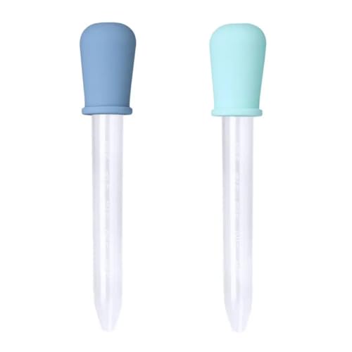 （6pcs） Liquid Droppers, and Plastic Pipettes Transfer Eyedropper with Bulb Tip for Candy Oil Kitchen Gummy Making - Multiple Colors