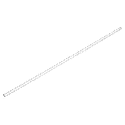 uxcell Clear Rigid Tubing 2mm(0.08") ID x 6mm(1/4") OD x 1Ft Length Round Plastic Polycarbonate Tube - size: 2mmx6mm