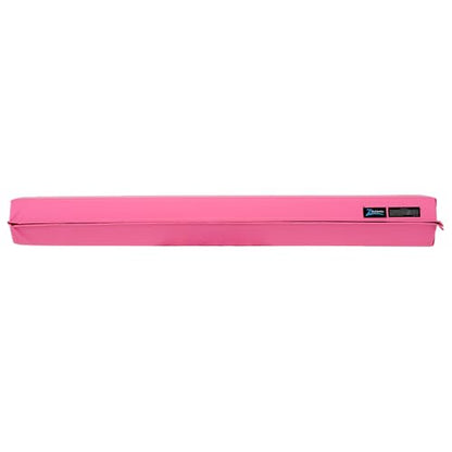 Z-Athletic Gymnastics Training Foldable Foam 8-Foot Floor Balance Beam for Kids, Pink