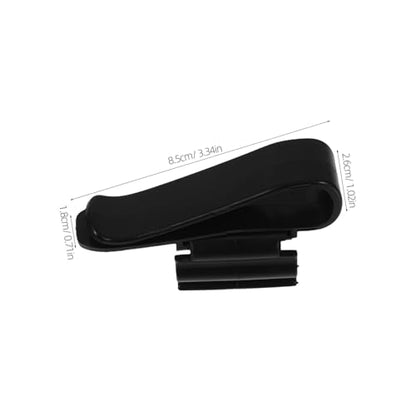 Abaodam 6pcs Aquarium Tools Water Pipe Holding Clamps Hose Tube Clip for Fish Tank Filtration Dosing Pump - color: Black